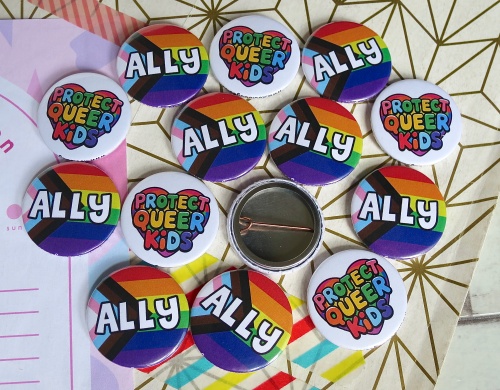 LGBTQ Ally Rainbow Badges