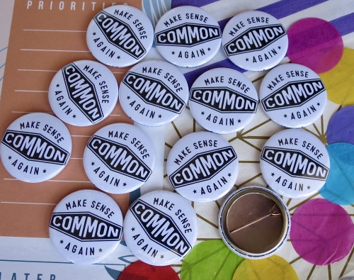 Make Sense Common Again Badges