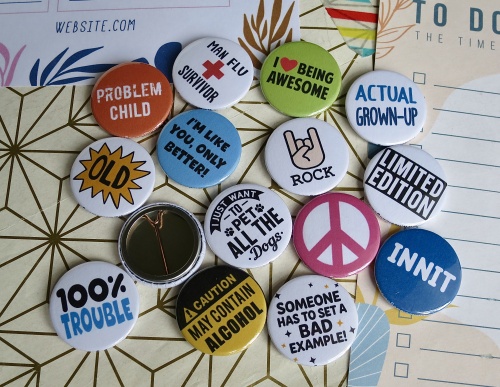 Rock Emo Badges