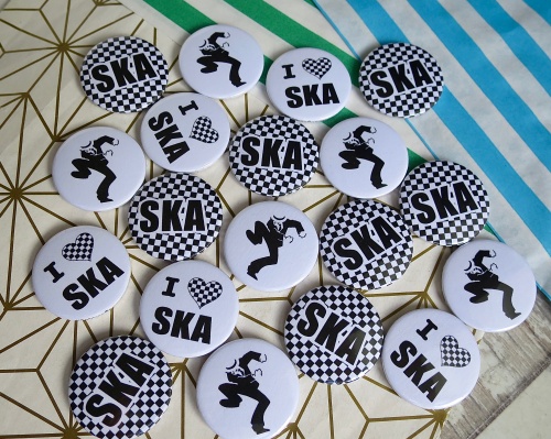 SKA And Oi Badges