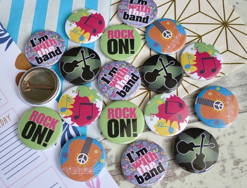 Colourful Music Badges