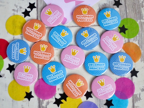 November Princess Badges