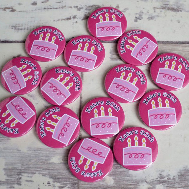 Birthday badges