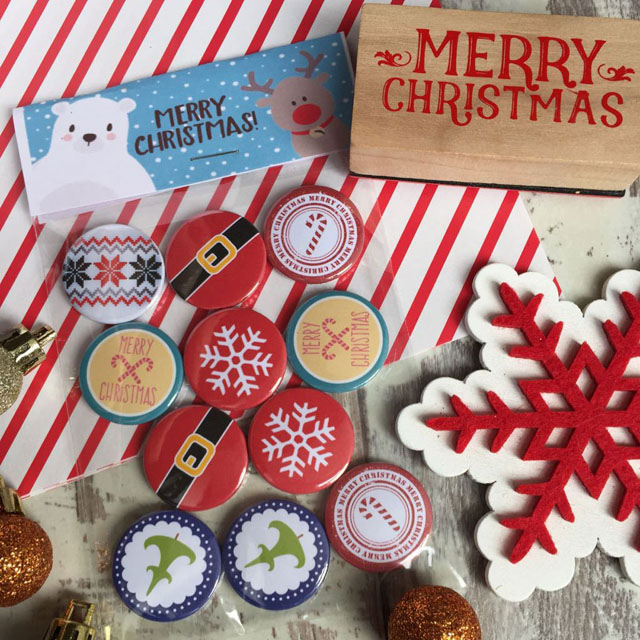 Christmas Badges & Xmas Button Badges -  900+ Designs Available