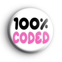 100% Coded Badge Button Badges