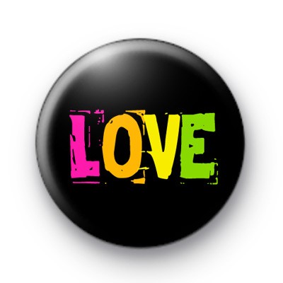 Bright 80s Retro Love Badges