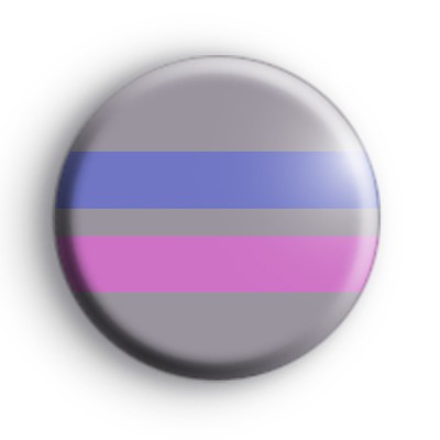 Androgynous Pride Flag Badge