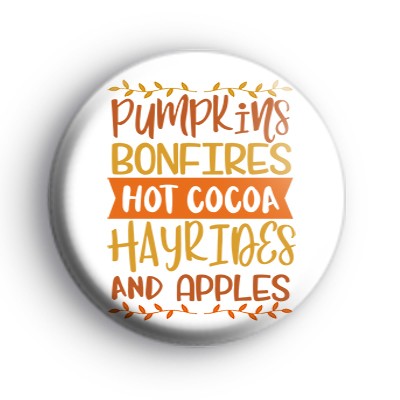 Autumn Favourites Badge