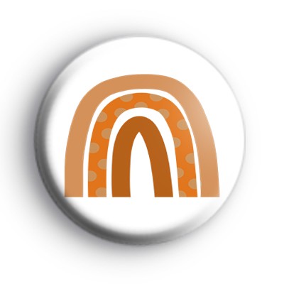 Orange Autumn Rainbow Badge