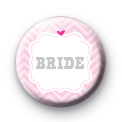 Cute Pink Bride Badge
