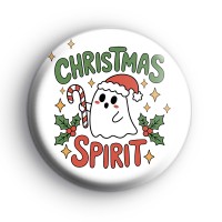 Christmas Spirit Ghost Badge