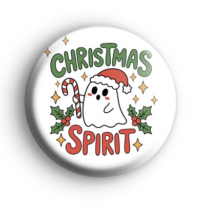 Christmas Spirit Ghost Badge