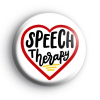 Speech Therapy Heart Badge