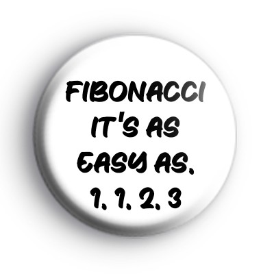 Fibonacci Maths Equation Badge