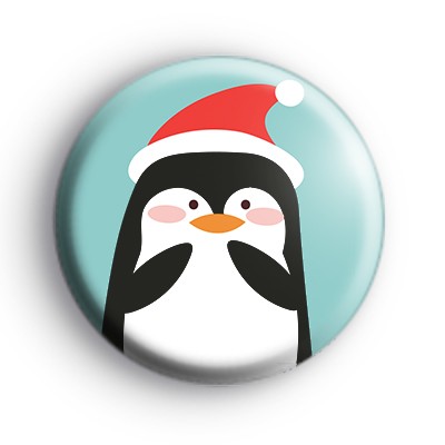 Xmas Penguin Badge