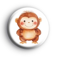 Cute Orangutan Badge Button Badges