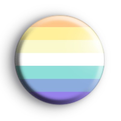 Genderfaun Pride Flag Button Badge