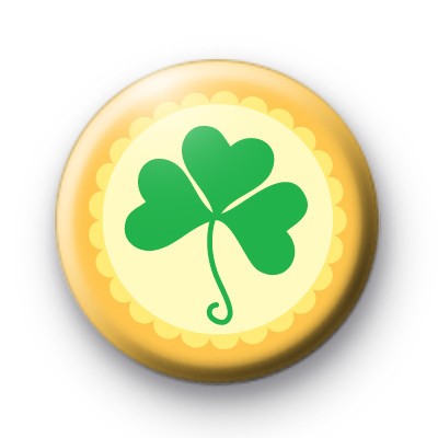 Lucky Irish Shamrock Badges