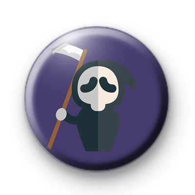 Halloween Grim Reaper Pin Badge