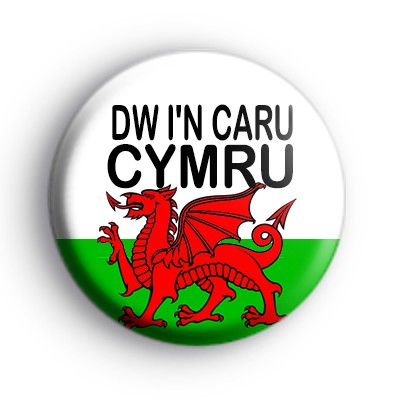 I Love Wales Welsh Badge