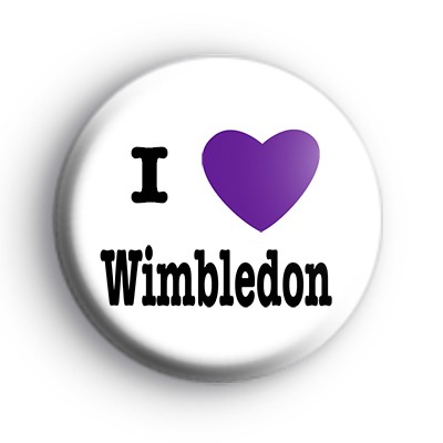 I Love Wimbledon Badge