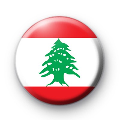Lebanon National Country Flag Badge