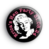 Marilyn Monroe Hen Party Badge