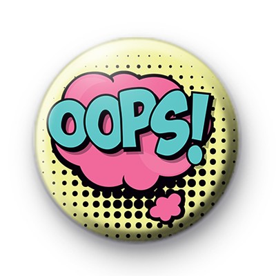 OOPS Speech Bubble Badge
