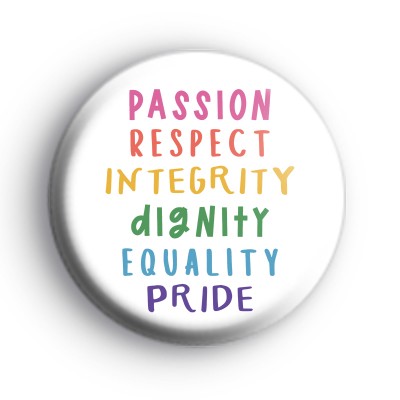 Passion Respect Integrity Badge