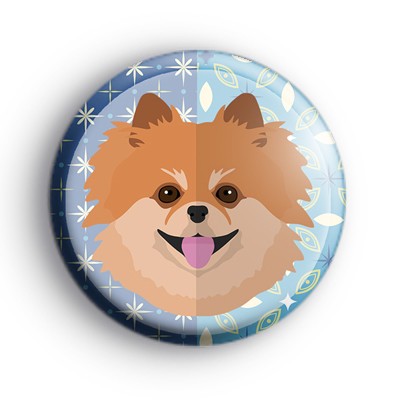 Pomeranian Dog Badge