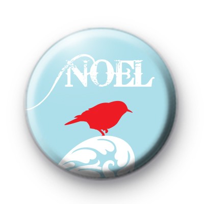 Festive Robin Noel Badge