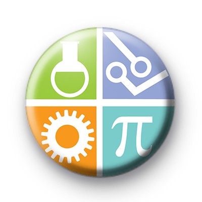 STEM Science Technology Engineering Mathematics badge