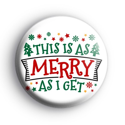 Sarcastic Christmas Badge