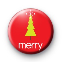 Merry Xmas Tree Badges