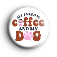 Coffee and Dogs Badge