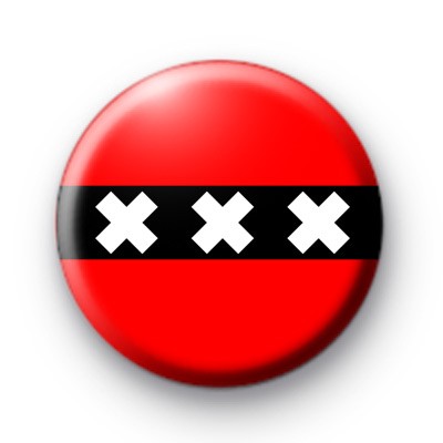 Amsterdam City Flag Badges
