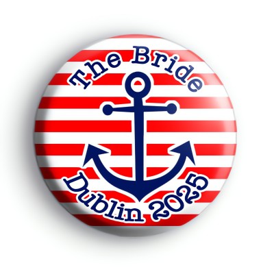 Custom Anchor Bride Hen Party Badge