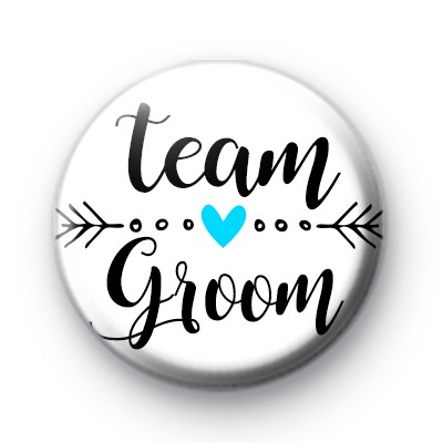 Arrow Team Groom Wedding Badge
