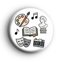 Arts and Culture Badge Button Badges