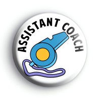 Assistant Coach Badge Button Badges
