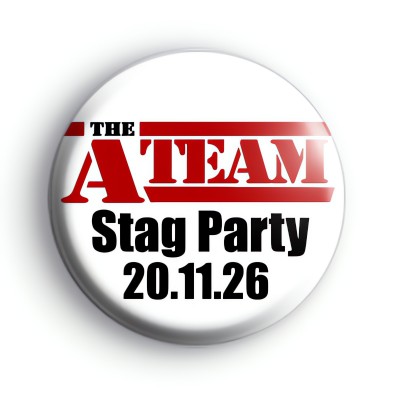 The A-Team Stag Party Badge