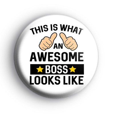 Awesome Boss Badge