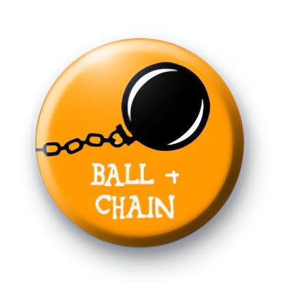 Ball and Chain Hen Party badges
