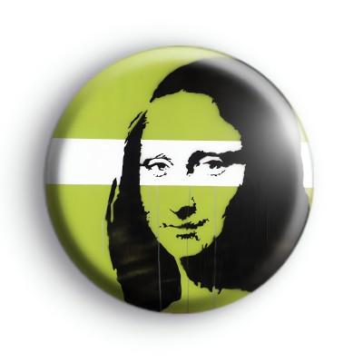 Banksy Mona Lisa Graffiti Badge