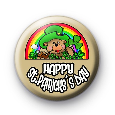 Irish Teddy Bear Badge