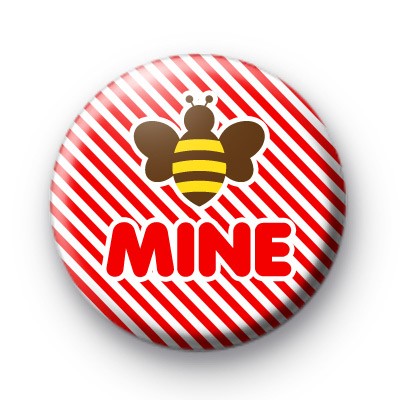 Bee Mine Button Badges