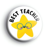 Best Teacher Star Badge