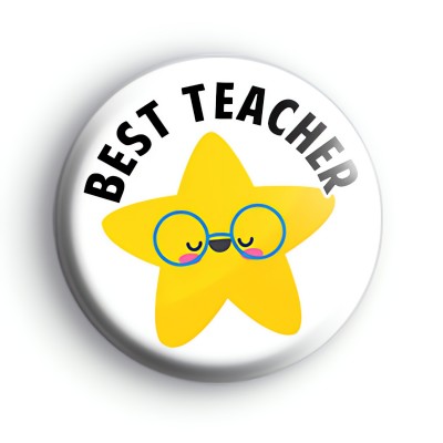 Best Teacher Star Badge