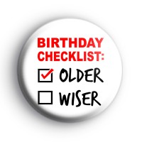 Birthday Checklist Badge Birthday Checklist Badge
