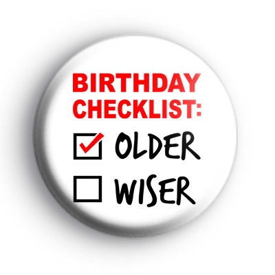 Birthday Checklist Badge